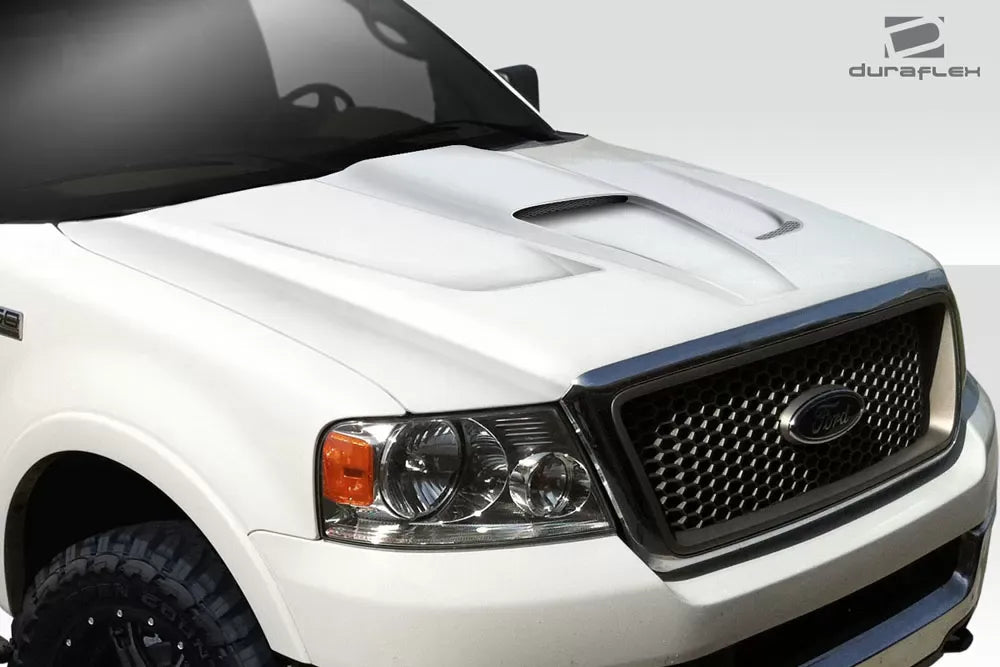 Duraflex Shark Hood Compatible With 2004-2008 Ford F150 - 1 Piece
