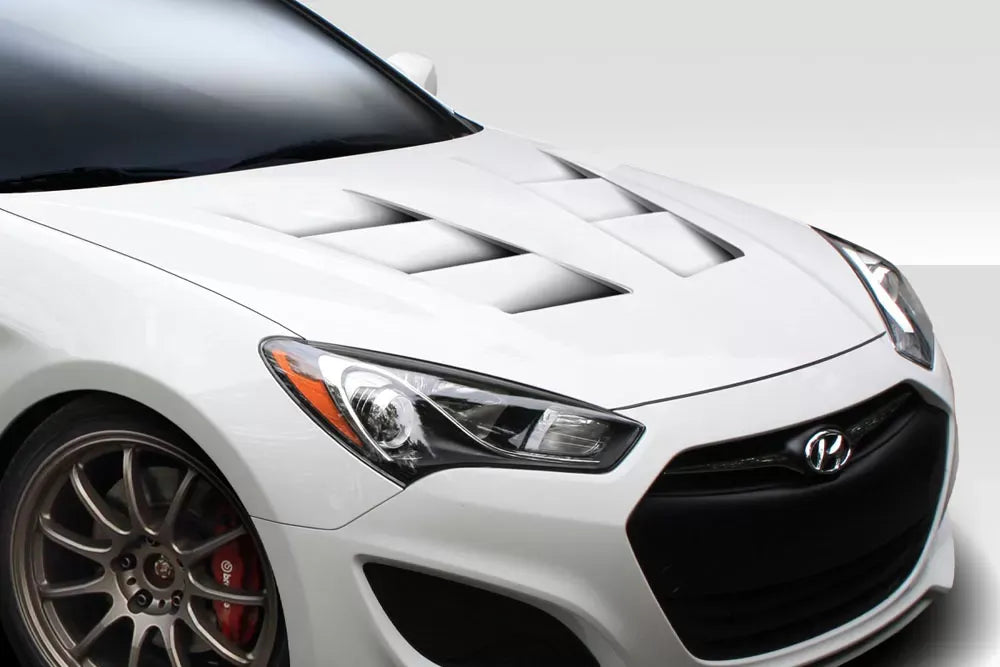 Duraflex TS-1 Hood Compatible With 2013-2016 Hyundai Genesis - 1 Piece