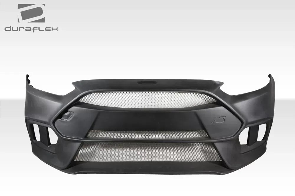 Duraflex RS Look Front Bumper Cover Compatible With 2016-2018 Ford Focus - 1 Piece