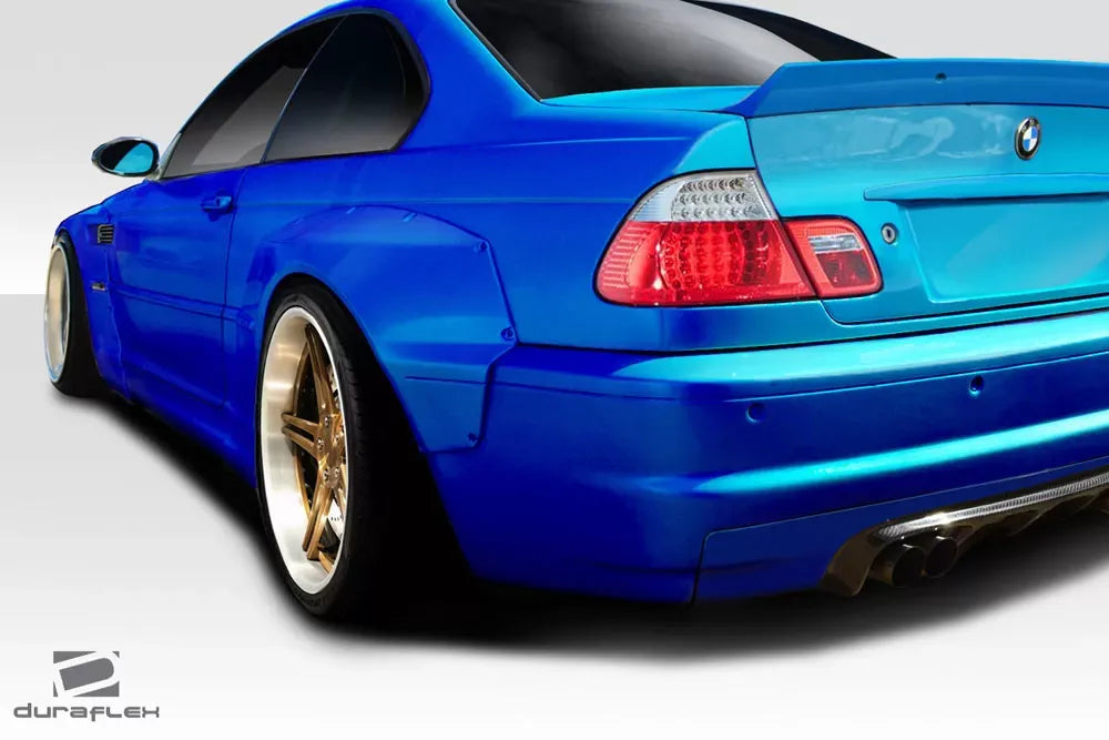 Duraflex Circuit Rear Fender Flares Compatible With 2001-2006 BMW M3 - 2 Piece