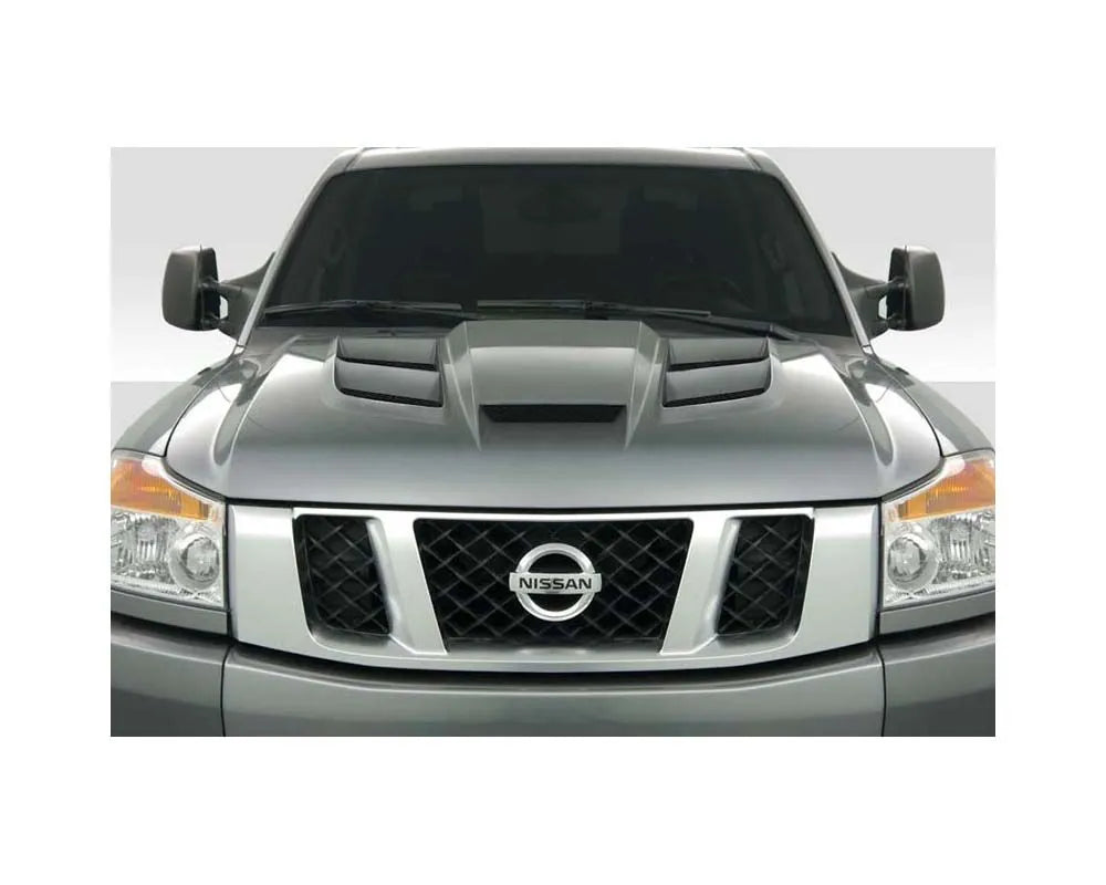 Duraflex Viper Look Hood Compatible With 2004-2015 Nissan Titan - 1 Piece