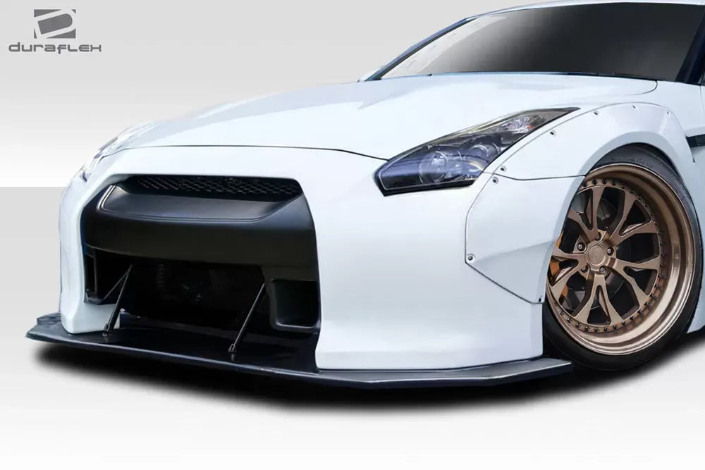 Duraflex LBW Front Lip Spoiler Compatible With 2009-2016 Nissan GTR - 1 Piece