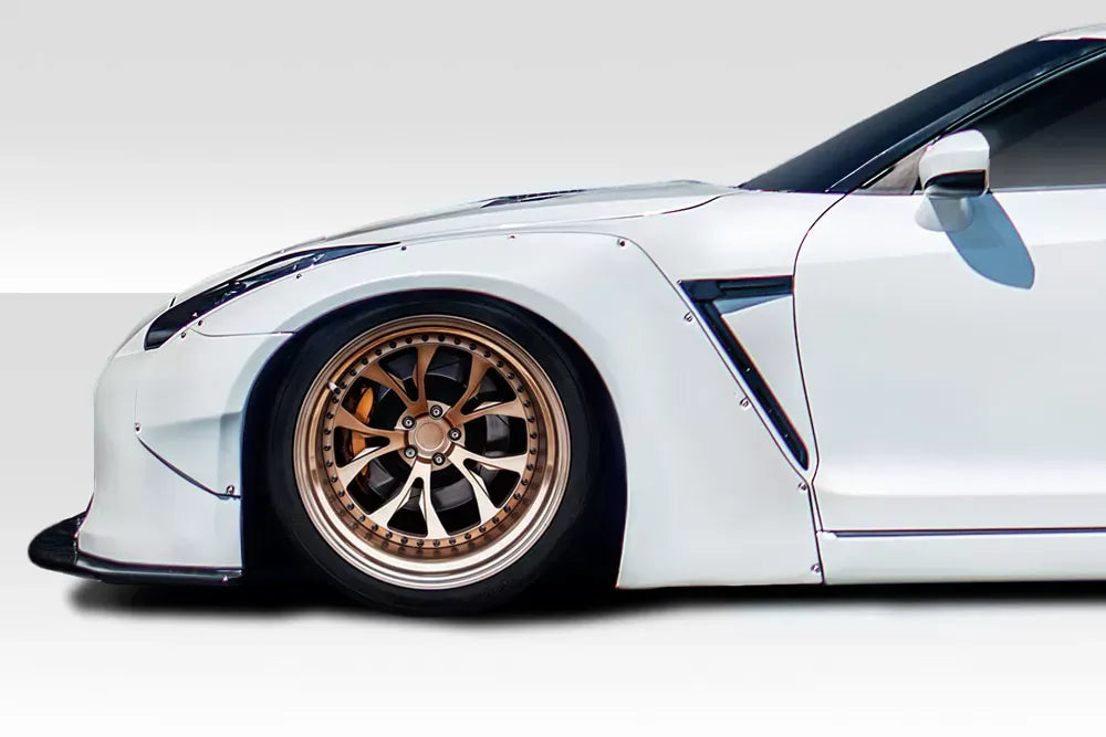 Duraflex LBW Body Kit Compatible With 2009-2016 GT-R R35 - 14 Piece