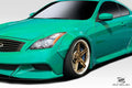 Duraflex LBW Front Fenders Flare Compatible With 2008-2015 Infiniti G Coupe - 4 Piece