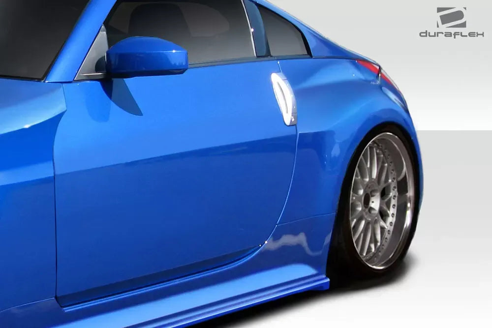 Duraflex Demon Rear Fender Flares Compatible With 2003-2008 Nissan 350Z - 2 Piece