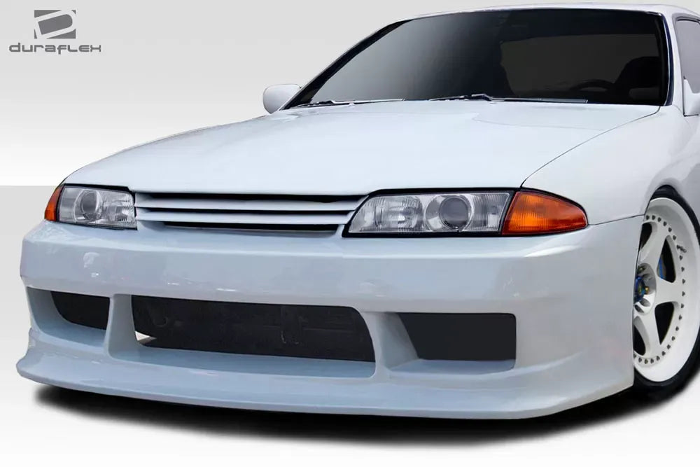 Duraflex V-Speed Front Bumper Cover Compatible With 1989-1994 Nissan Skyline - 1 Piece