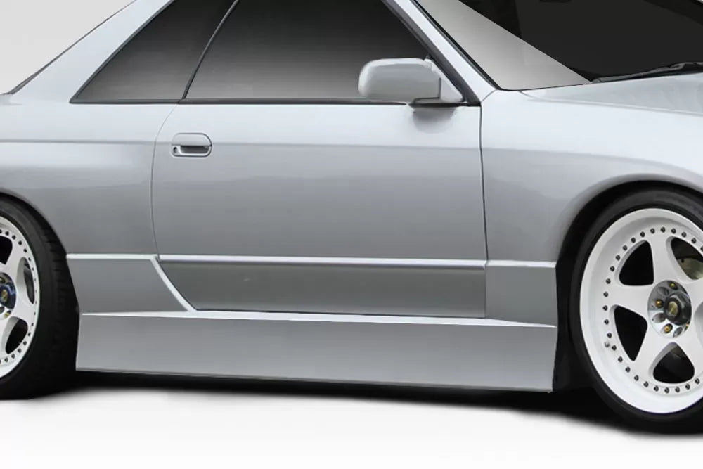 Duraflex Type U Side Skirts Compatible With 1989-1994 Nissan Skyline R32 2DR - 2 Piece