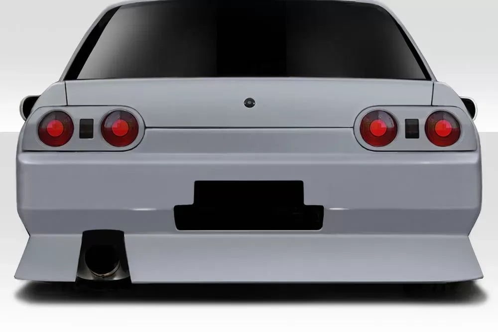 Duraflex Type U Rear Bumper Cover Compatible With 1989-1994 Nissan Skyline - 1 Piece