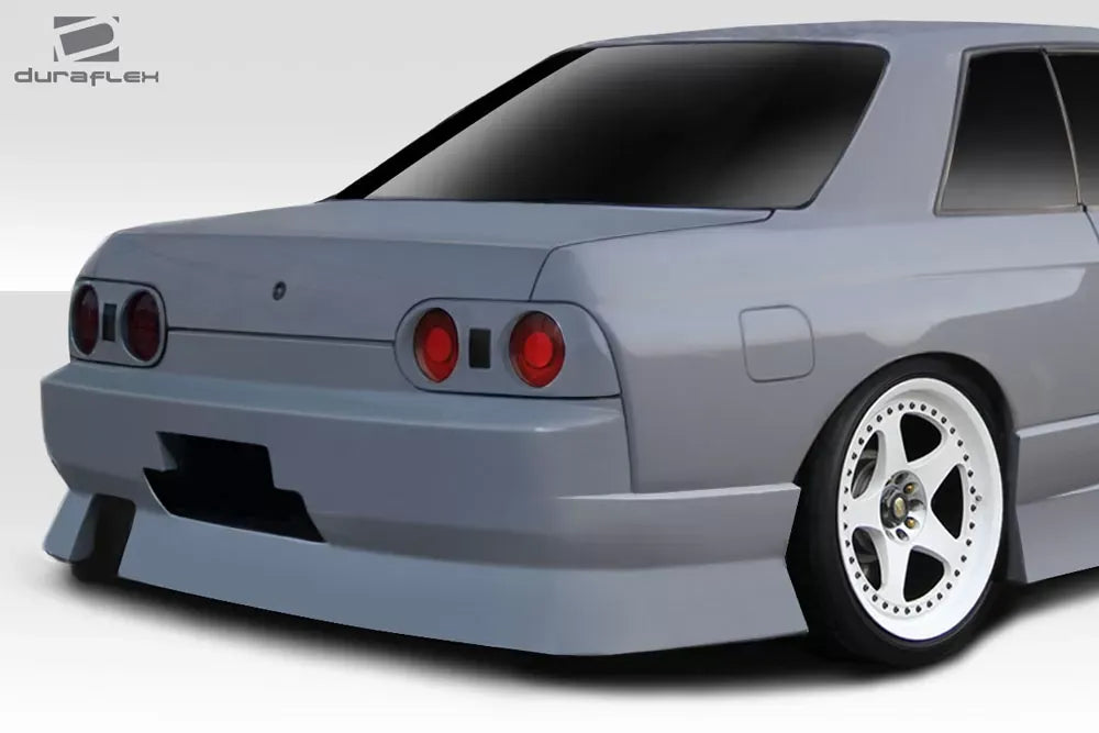 Duraflex Type U Rear Bumper Cover Compatible With 1989-1994 Nissan Skyline - 1 Piece