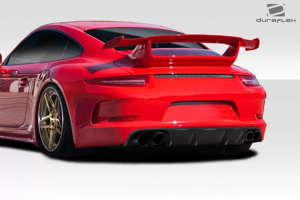 Duraflex GT3 Rear Bumper Cover Compatible With 2012-2015 Porsche 991 - 2 Piece