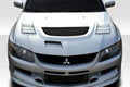 Duraflex C-1 Hood Compatible With 2003-2006 Mitsubishi Evolution - 1 Piece