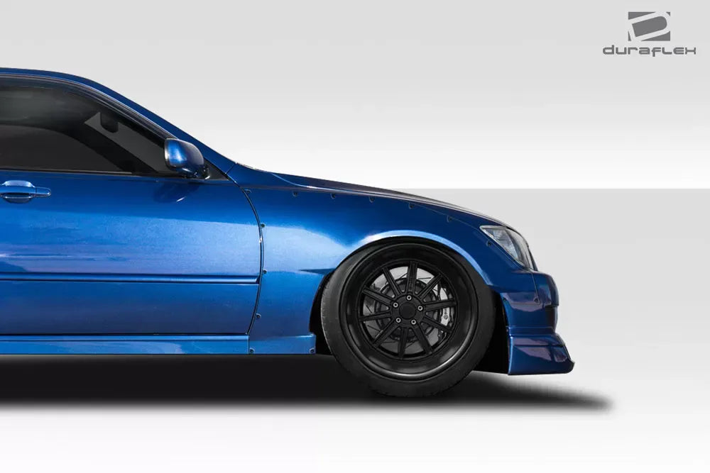 Duraflex RBS Front Fenders Flare Compatible With 2000-2005 Lexus IS - 2 Piece