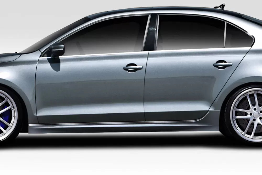 Duraflex Votex Look Side Skirts Compatible With 2011-2014 Volkswagen Jetta - 2 Piece