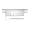 MagnaFlow 4" x 9" Oval Straight-Through Performance Exhaust Muffler 2.5" Inlet/Outlet