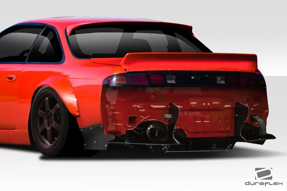 Duraflex RBS V2 Wide Body Rear Lip Add On Spoiler Compatible With 1995-1998 Nissan 240SX - 1 Piece