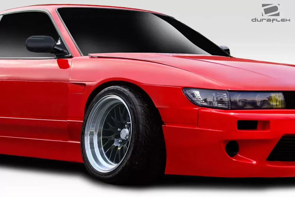 Duraflex RBS V1 Front Fenders Compatible With 1989-1994 Nissan S13 Silvia - 2 Piece