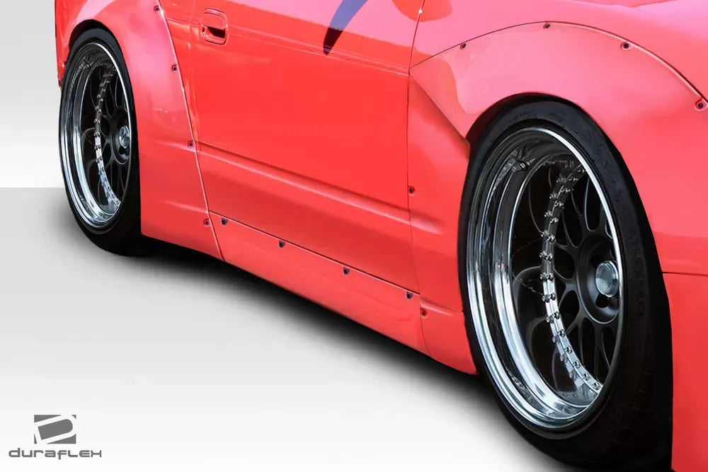 Duraflex RBS V3 Side Skirts Compatible With 1989-1994 Nissan 240SX - 2 Piece