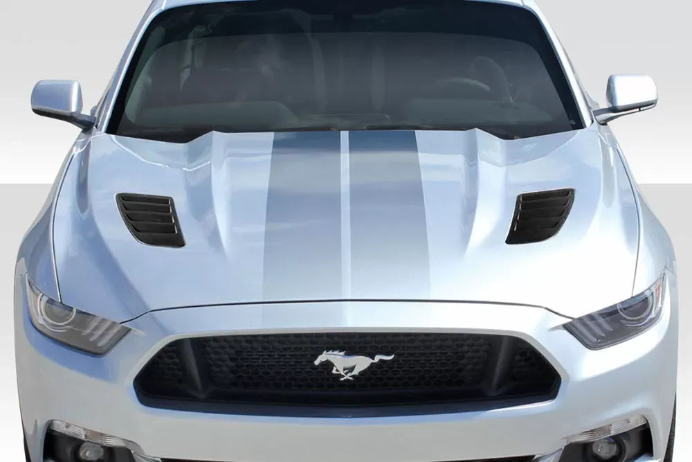 Duraflex R-Spec Scoop Compatible With 2015-2017 Ford Mustang - 2 Piece