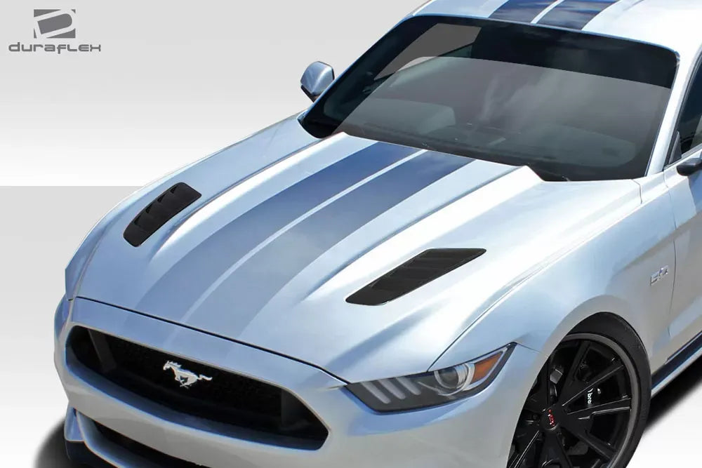Duraflex R-Spec Scoop Compatible With 2015-2017 Ford Mustang - 2 Piece