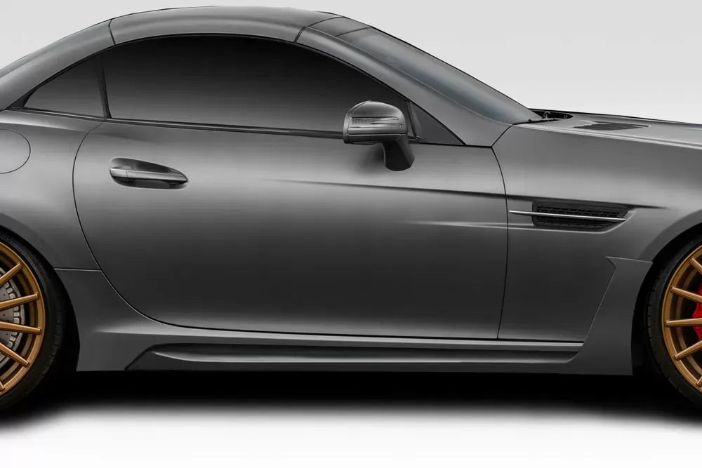 Duraflex W-1 Side Skirts Compatible With 2012-2016 Mercedes SLK - 2 Piece
