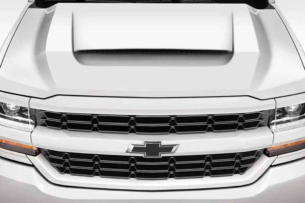 Duraflex GMX Hood Compatible With 2016-2018 Chevrolet Silverado - 1 Piece