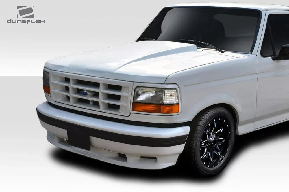 Duraflex Cowl Hood Compatible With 1992-1996 Ford F150 - 1 Piece