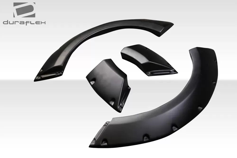 Duraflex Envision Rear Fender Flares Compatible With 2012-2017 Hyundai Veloster - 4 Piece