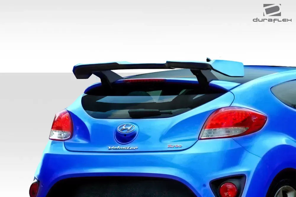 Duraflex MR Wing Spoiler Compatible With 2012-2017 Hyundai Veloster - 3 Piece