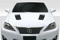 Duraflex TS-2 Hood Compatible With 2006-2013 Lexus IS - 1 Piece