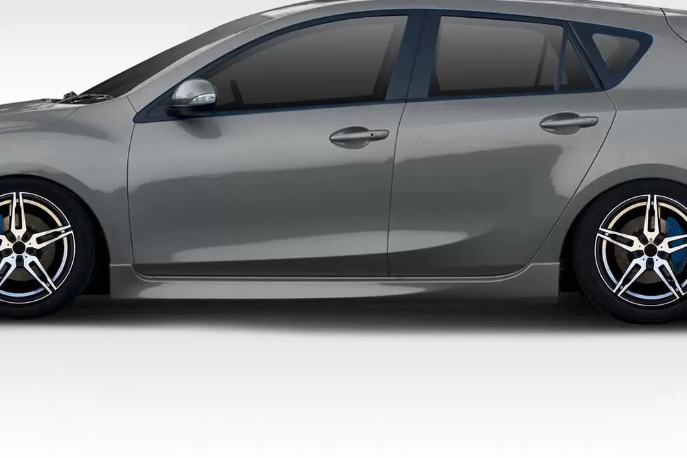 Duraflex OEM Look Side Skirts Compatible With 2010-2013 Mazda 3 - 2 Piece