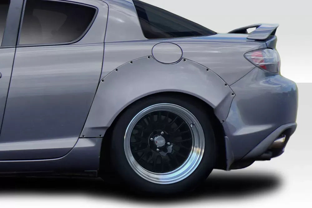 Duraflex RBS Rear Fender Flares Compatible With 2004-2011 Mazda RX8 - 2 Piece