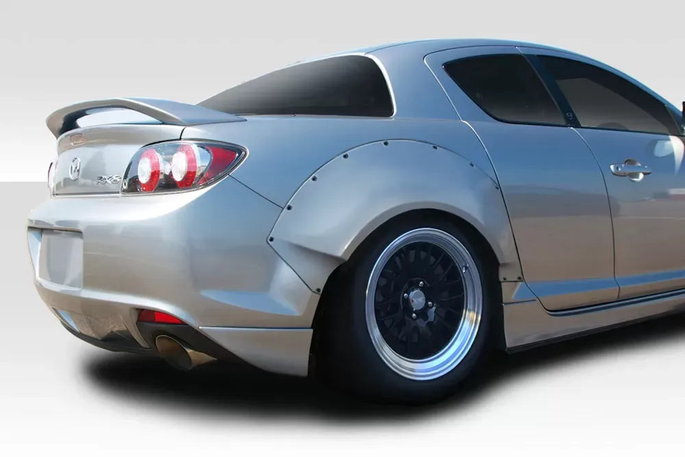 Duraflex RBS Rear Fender Flares Compatible With 2004-2011 Mazda RX8 - 2 Piece