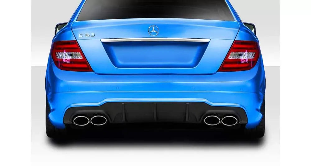 Duraflex C63 Look Rear Lip Add On Spoiler Compatible With 2012-2014 Mercedes C Class - 1 Piece