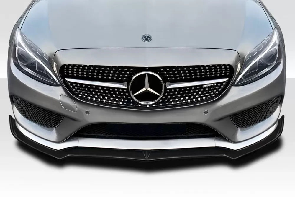 Duraflex Fortune Front Lip Spoiler Compatible With 2015-2021 Mercedes C Class W205 - 1 Piece