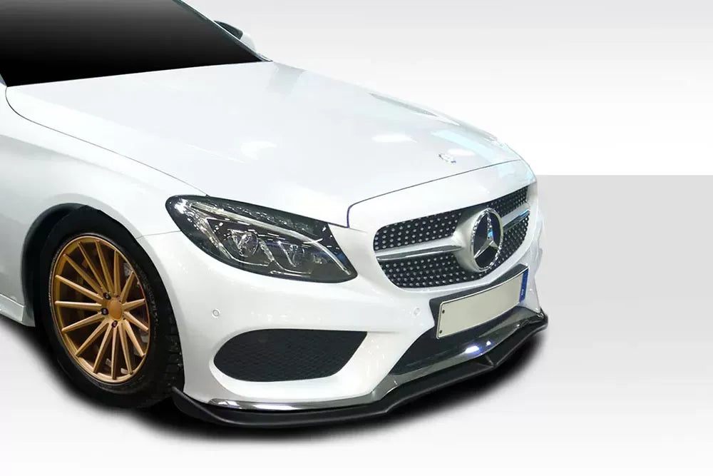 Duraflex Fortune Front Lip Spoiler Compatible With 2015-2021 Mercedes C Class W205 - 1 Piece