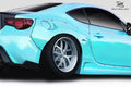 Duraflex GT500 V3 Wide Body Rear Fender Flares Compatible With 2013-2020 Scion FR-S 86 Subaru BRZ - 2 Piece