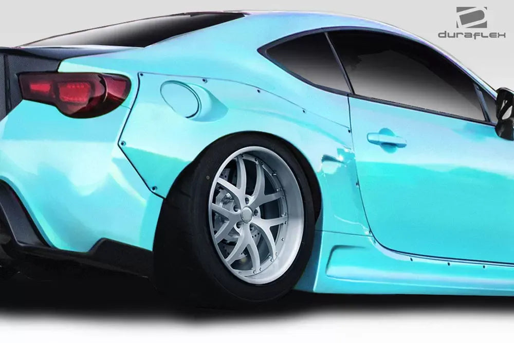 Duraflex GT500 V3 Wide Body Rear Fender Flares Compatible With 2013-2020 Scion FR-S 86 Subaru BRZ - 2 Piece