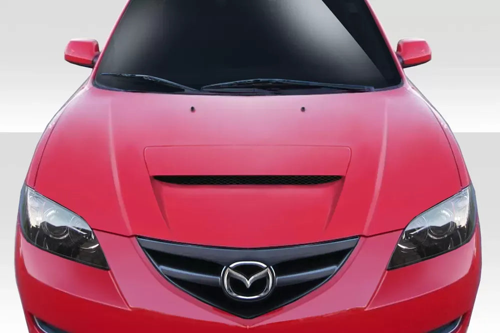 Duraflex M-Speed Hood Compatible With 2004-2008 Mazda 3 - 1 Piece