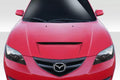 Duraflex M-Speed Hood Compatible With 2004-2008 Mazda 3 - 1 Piece