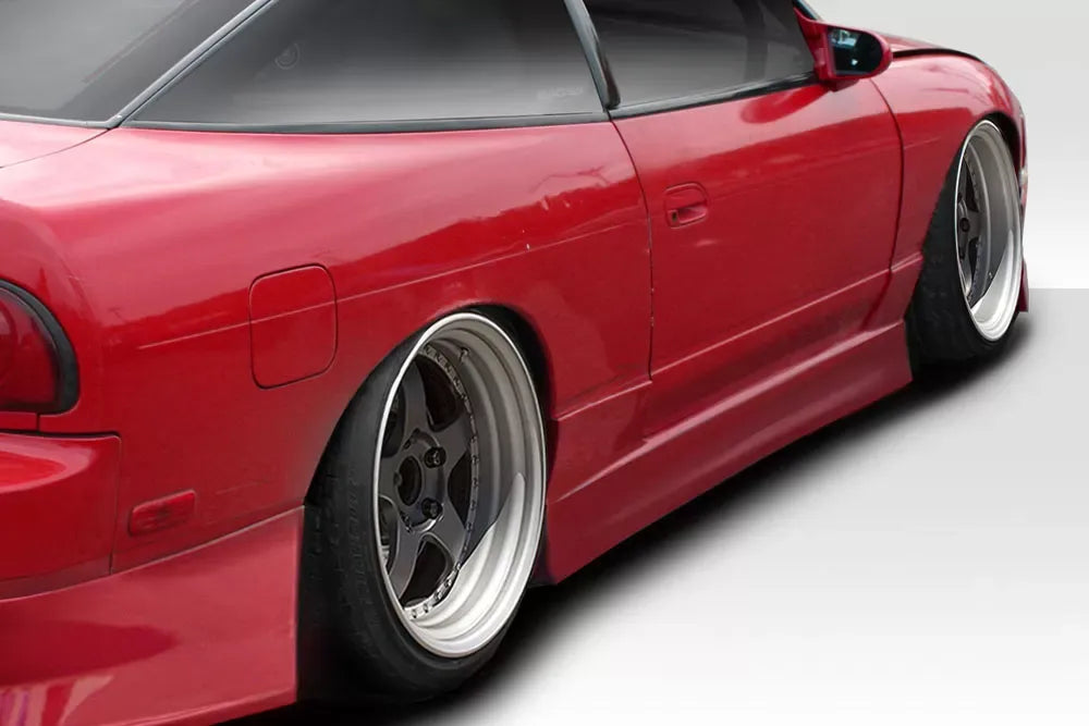 Duraflex Bloodsport Side Skirts Compatible With 1989-1994 Nissan 240SX - 2 Piece