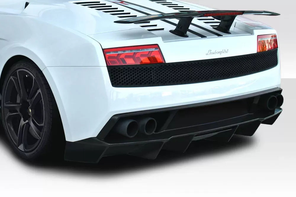 Duraflex LP570 Look Rear Bumper Cover Compatible With 2004-2008 Lamborghini Gallardo - 1 Piece