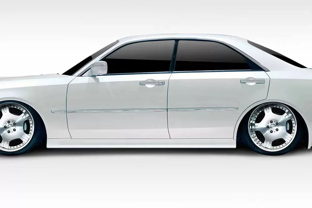Duraflex A-Tech Side Skirts Compatible With 2003-2004 Infiniti M45 - 2 Piece