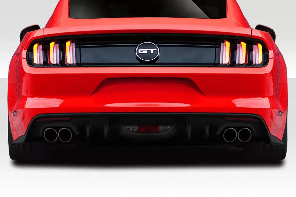 Duraflex KT Style Rear Lip Add On Spoiler Compatible With 2015-2017 Ford Mustang - 1 Piece
