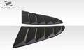 Duraflex KT Window Scoops Compatible With 2015-2023 Ford Mustang - 2 Piece