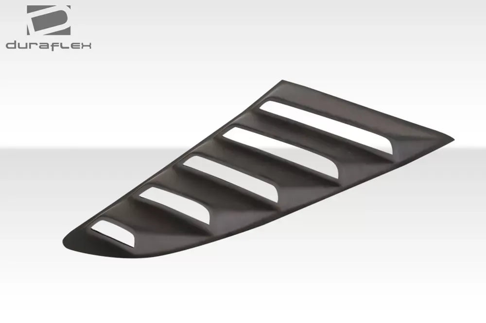 Duraflex KT Window Scoops Compatible With 2015-2023 Ford Mustang - 2 Piece