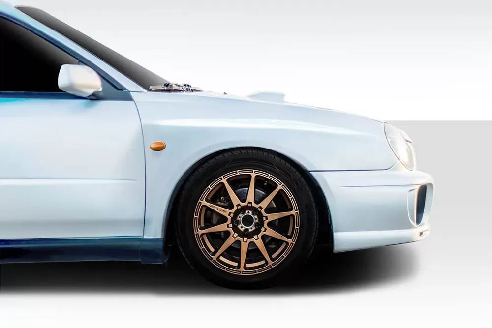 Duraflex WRC Look Wide Body Front Fenders Compatible With 2002-2003 Subaru Impreza - 2 Piece
