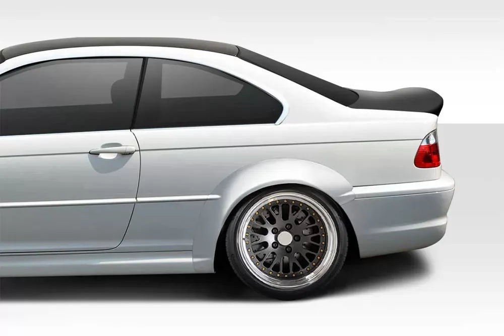 Duraflex M3 Look Rear Fender Flares Compatible With 1999-2005 BMW 3 Series - 2 Piece