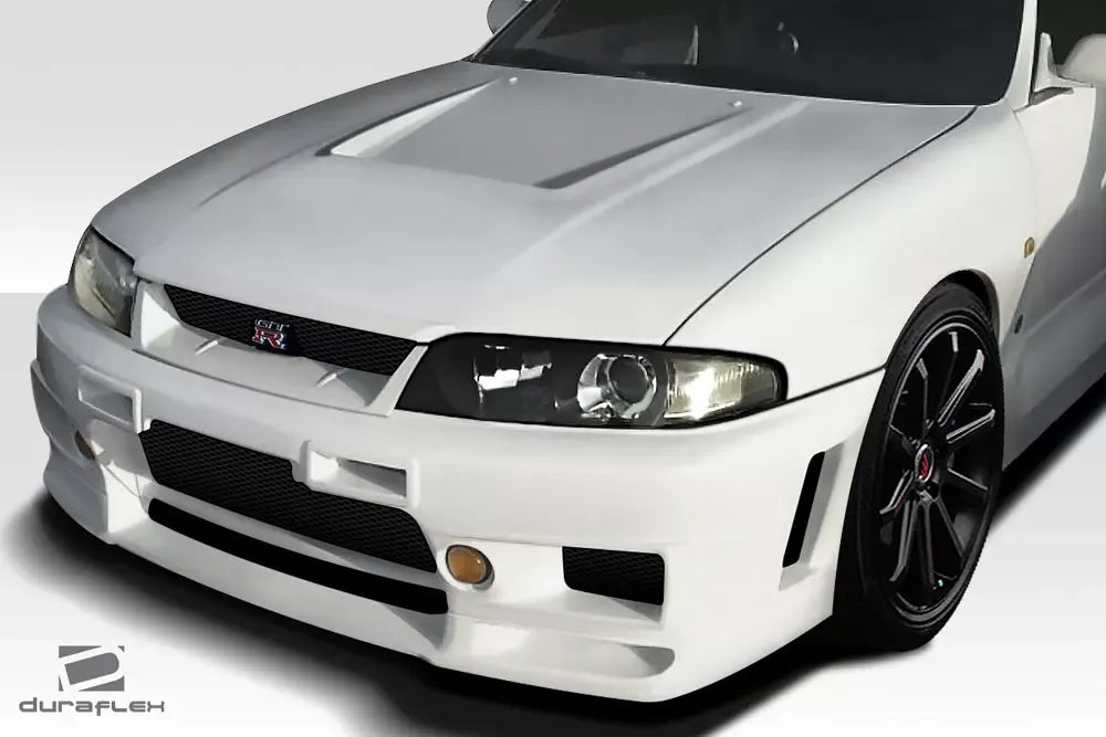 Duraflex N-1 Front Bumper Cover Compatible With 1995-1998 Nissan Skyline - 1 Piece