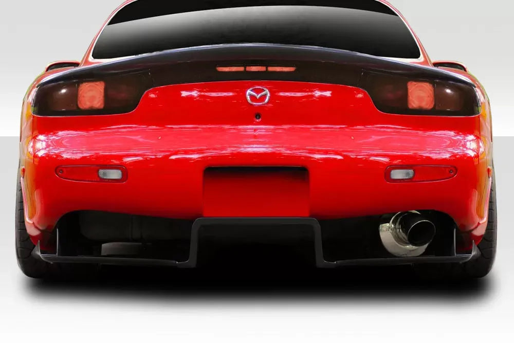 Duraflex RE-GT Rear Lip Add On Spoiler Compatible With 1993-1997 Mazda RX7 - 3 Piece