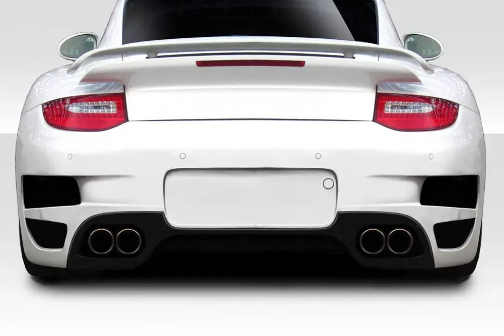 Duraflex Tecnika Rear Bumper Cover Compatible With 2009-2011 Porsche 997 - 2 Piece